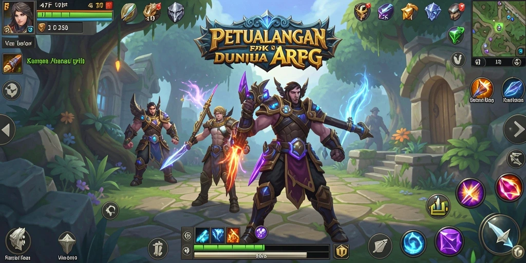 Menampilkan aksi seru dalam gameplay ARPG di 47F.