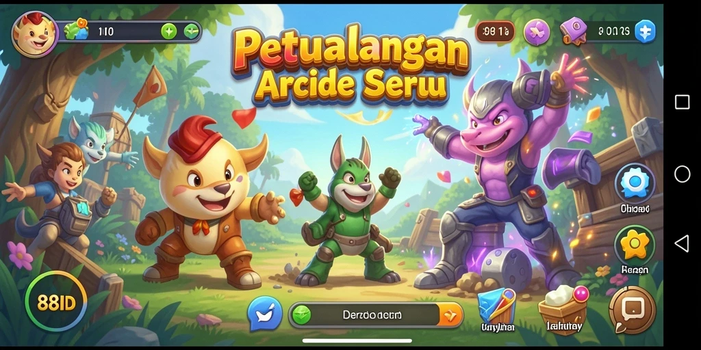 Screenshot gameplay <strong>88ID</strong> menampilkan aksi seru dan tantangan yang menyenangkan.