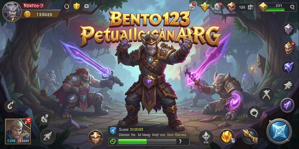 Screenshot gameplay BENTO123 menampilkan aksi pertarungan yang seru dan mendebarkan.