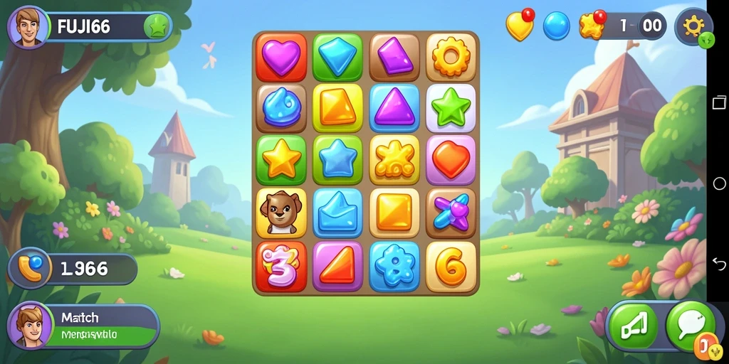 Screenshot utama FUJI66 menampilkan gameplay seru dan penuh warna.