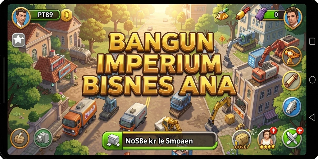 Gameplay PT89 yang menarik dan penuh strategi bisnis.